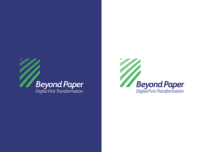 Beyond Paper Branding Identity blue branding branding and identity branding design design logo