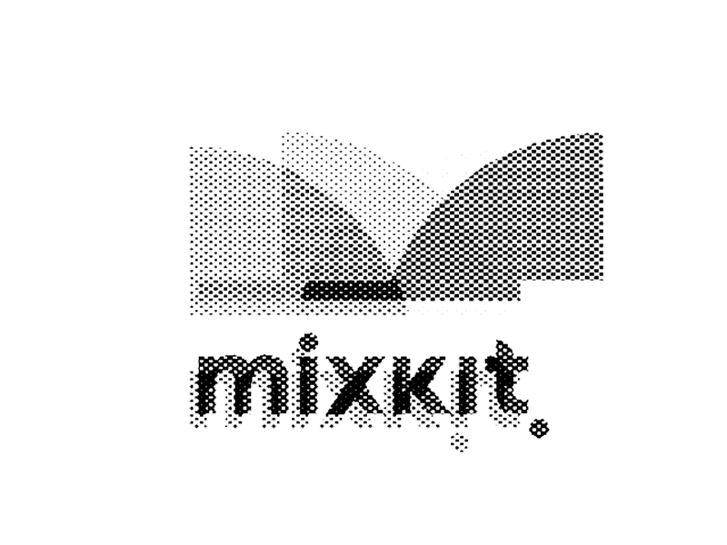 Mixkit Glitch Effect black and white black and white logo branding bw glitch logo