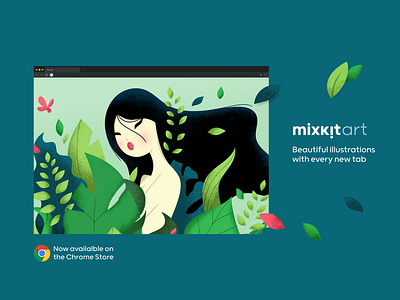 Mixkit Art Chrome Plugin art chrome free freebie illustration