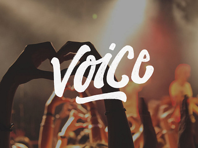 Voice with Lettering handlettering lettering logotype type typography