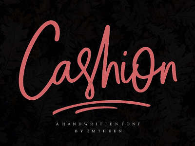 Cashion Script Font
