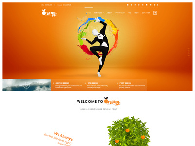 Our New Website Interface graphicdesign graphicdesigner graphics interface design orngegraphics theorangegraphic web design website websitedesign