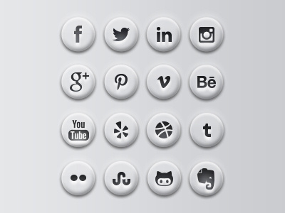 Free Social Media Icons By Orange Graphics On Dribbble