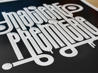 Matiere premiere illustration neazer oneaz typography