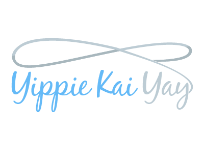 Yippie Kai Yay cowboy logo rope texas typography