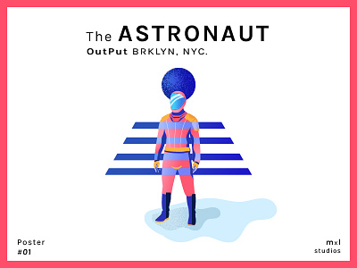 The Astronaut 3d astronaut circle colorful flat hands illustration insight investment space ui wealthy