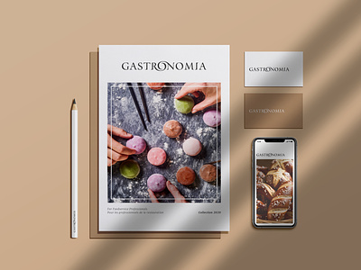 Catalogue 2020 (cover) - Gastronomia branding branding concept buisiness card colorful flat food industrial insight investment logo luxury ui vector