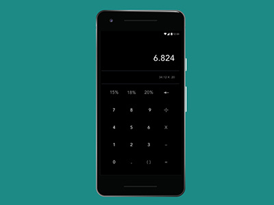 Dailyui 004 - Calculator