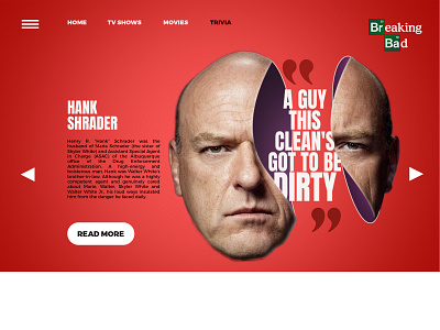 A Breaking Bad Website Concept