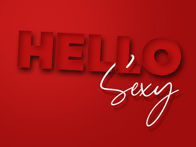 Editable text effect embossed custom editable editing embossed photoshop red sexy template type typography typography art web