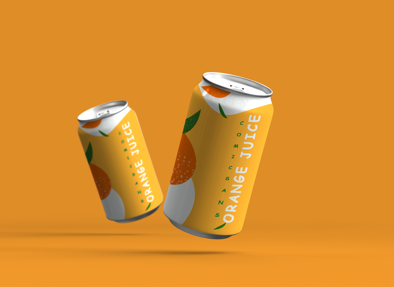 orange juice tin