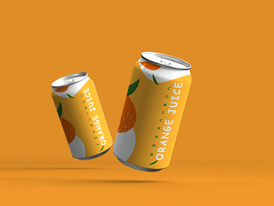 COMIC SANS ORANGE JUICE CAN