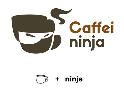 caffeininja 01 branding coffee coffee cup coffee logo photoshop