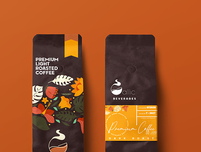 COFFEE LABELS advertising branding coffee coffee shop design editing illustration illustrator photoshop typography vector
