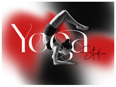 Yoga STUDIO advertising branding design editing illustration illustrator photoshop typography