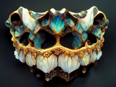 Crown made of human teeth