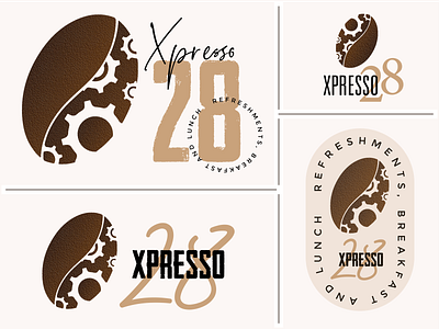 Coffee House Logo Variations advertising app automobile branding browns coffee coffee bean coffee shop design editing flat fonts icon illustrator logo logodesign photoshop typography vector web