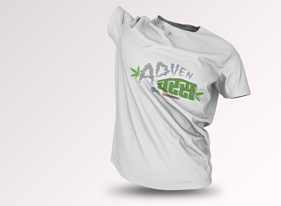 T Shirt Design adventure app branding cannabis design editing illustration illustrator photoshop quirky typography vector white