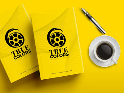 True Colors Video Production Logo advertising branding design editing icon lettering logo logodesign photoshop typography ux vector