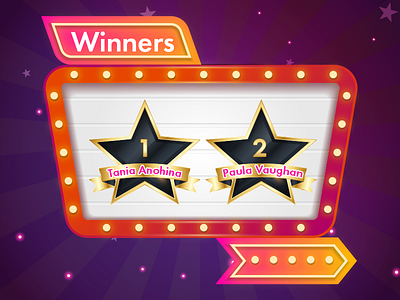 Invite Winners congratulations creative players dribbble game invite welcome winners