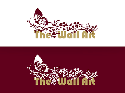 The Wall Art Logo art art organization artist design logo wall art
