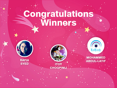 Congratulations Invitation congratulations design dribbble giveaway invitations space ui winners world