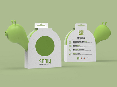 Snaili - Garden product branding designer graphic green icon illustration minimal mockup mockup design nature packaging packaging mockup product render snail typography