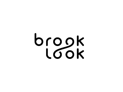 Brook Look branding design designer font logo icon identity identity design illustration logo logo mark logodesign