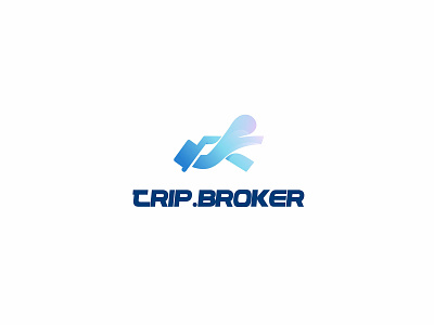 Trip Broker branding design icon identity logo mark trip