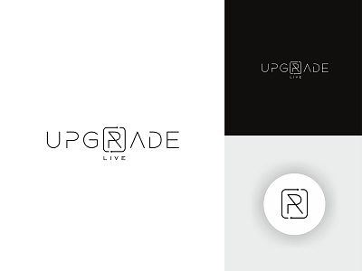 Up Grade Live logo branding design icon identity logo logo mark mark