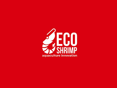 Eco Shrimp logo branding design icon identity design illustration logo logo mark mark seafood shrimp vector