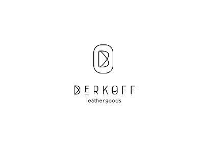 Berkoff logo branding design graphic design identity leather logo mark vector