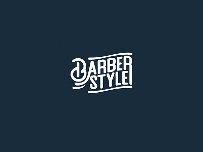 Barber Style logo branding design designer font logo icon identity logo mark vector