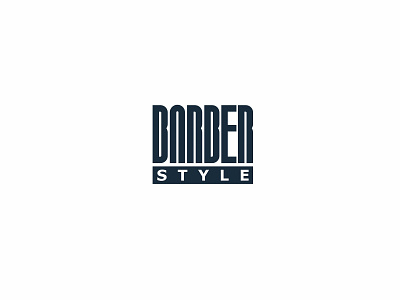 Barber Style logo branding design font logo identity logo logo mark mark typography