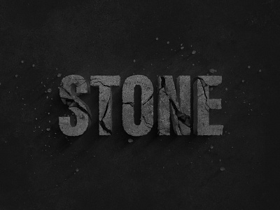 Stone text in Adobe Photoshop 3d text adobe photoshop design photshop tutorial stone text effects text in photoshop tutorial typography