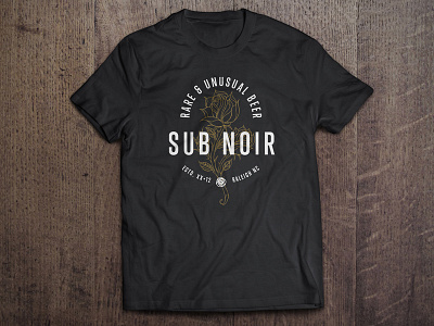 Sub Noir Design on Shirt