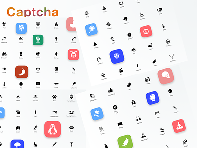 Captcha Icons (Character Design )