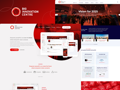 Big Innovation Center branding categories category app design illustration logo ui user experience ux website