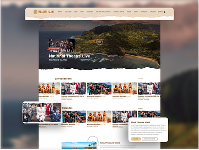 Treasure Island Web branding categories category app design illustration logo ui user experience ux website