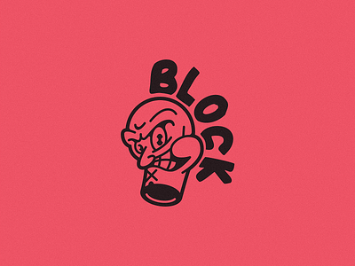 'Block' boxing club logo