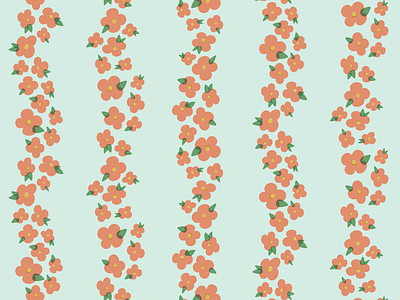 017/100 100daysofpatterndesign flowers pattern repeat surface design vector