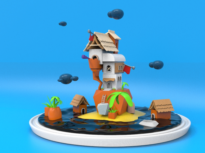 Bell Jar Universe Final light keyshot render new design model 3d modeling cinema4d