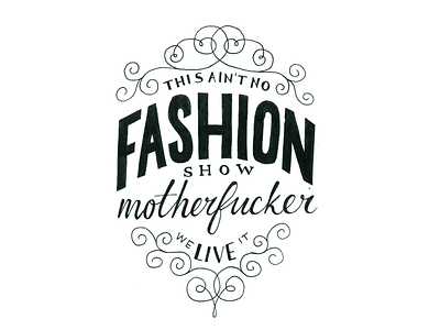 Luxury Rap - Z fashion hand drawn hip hop illustration lettering rap typography