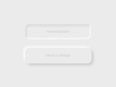 neumorphism trend ui design