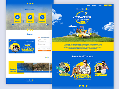 d'Traveler Of The Year 2018 - tiketcom design detikcom tiketcom travel ui user user interface web