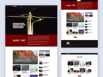 News Aggregator Microsite - Hutama Karya