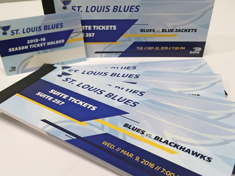 St. Louis Blues Season Tickets by Maggie Michael on Dribbble