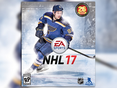 NHL17 Cover Vote Vladimir Tarasenko blues cover ea sports hockey ice nhl sports design st louis st louis blues video game vladimir tarasenko