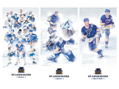 St. Louis Blues Heritage Night Canvases brett hull canvas collage history hockey nhl photoshop series st louis st louis blues