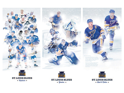 St. Louis Blues Heritage Night Canvases